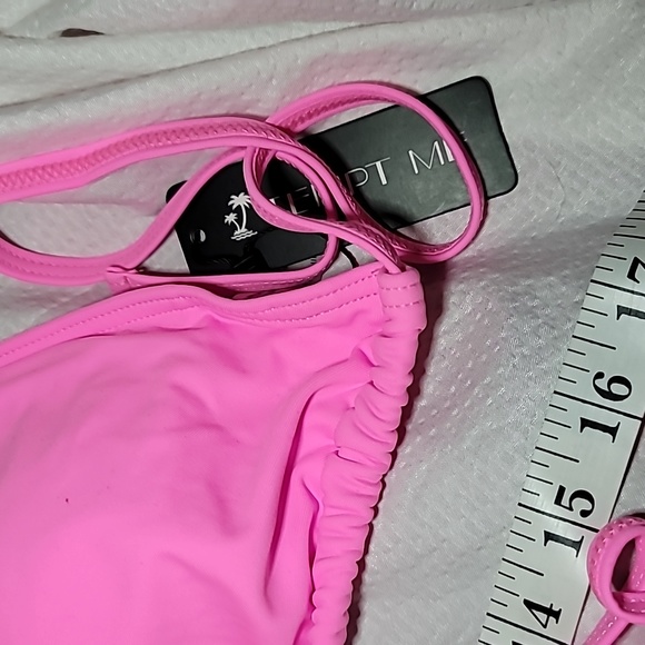NWT SEXY classic side tie halter tie back padded slide cup bikini timele… - Picture 11 of 12